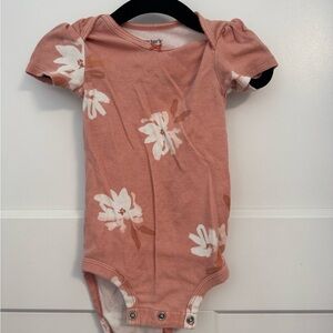 Carter's Pink Floral Bodysuit